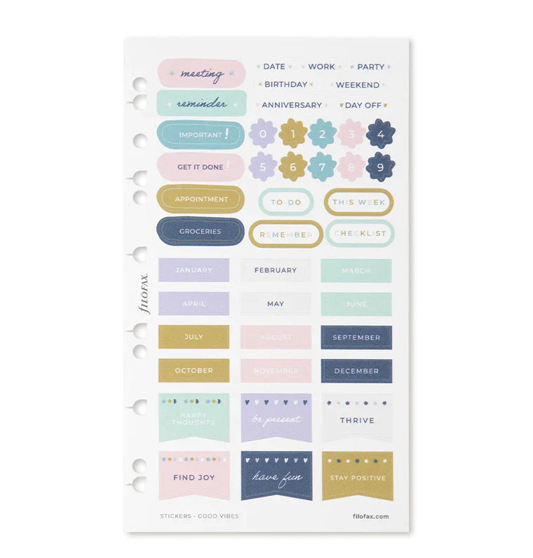 Filofax - Good Vibes Stickers-Sticker-DutchMills