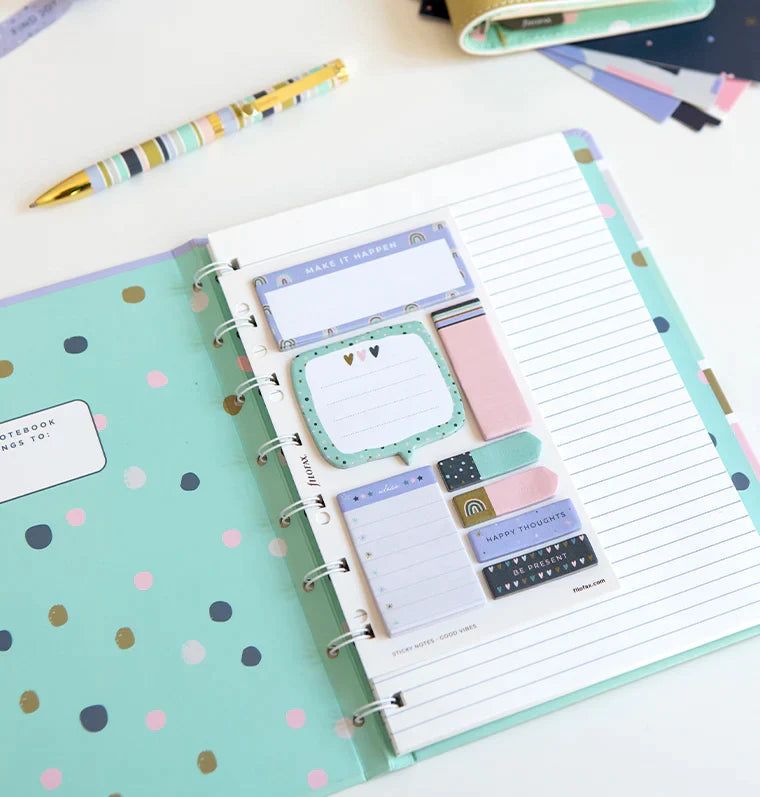 Filofax - Good Vibes Sticky Notes-Sticky Notes-DutchMills