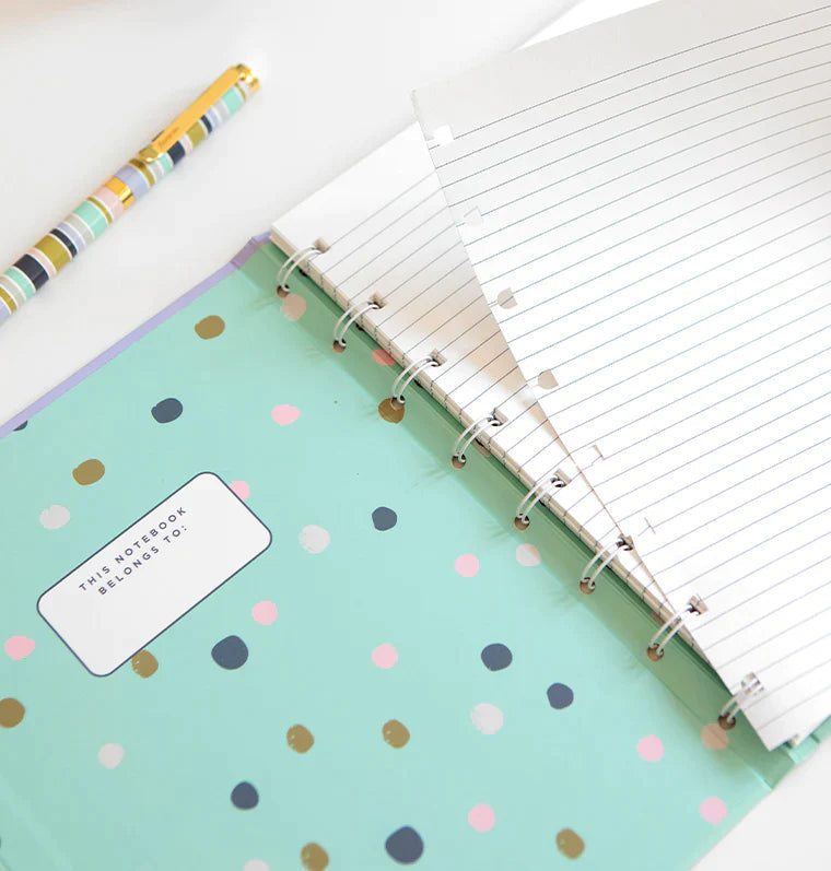 Notebook A5 - Good Vibes - Stripes-Notitieboek-DutchMills