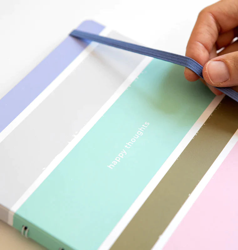 Notebook A5 - Good Vibes - Stripes-Notitieboek-DutchMills