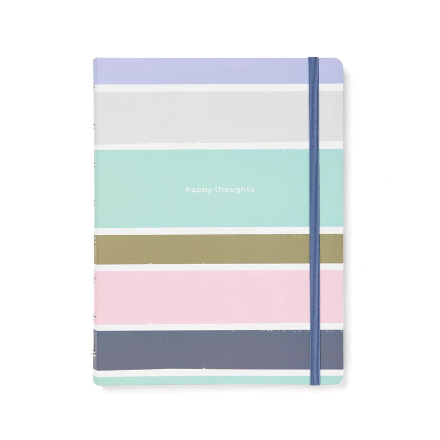 Notebook A5 - Good Vibes - Stripes-Notitieboek-DutchMills