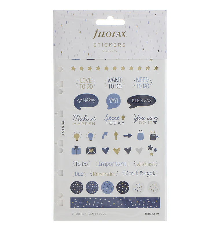 Filofax - Indigo Stickers-Sticker-DutchMills
