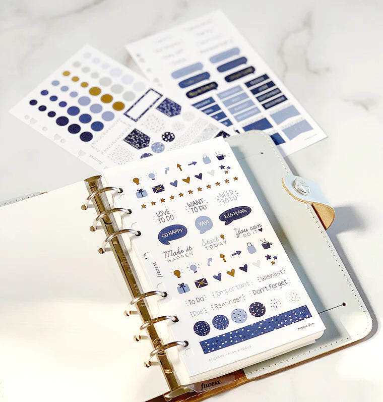 Filofax - Indigo Stickers-Sticker-DutchMills