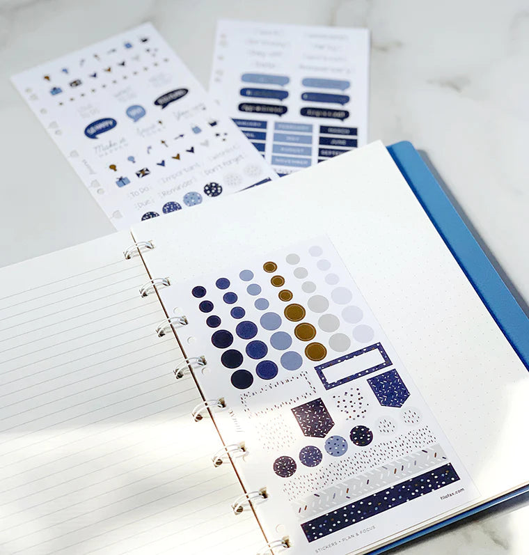 Filofax - Indigo Stickers-Sticker-DutchMills