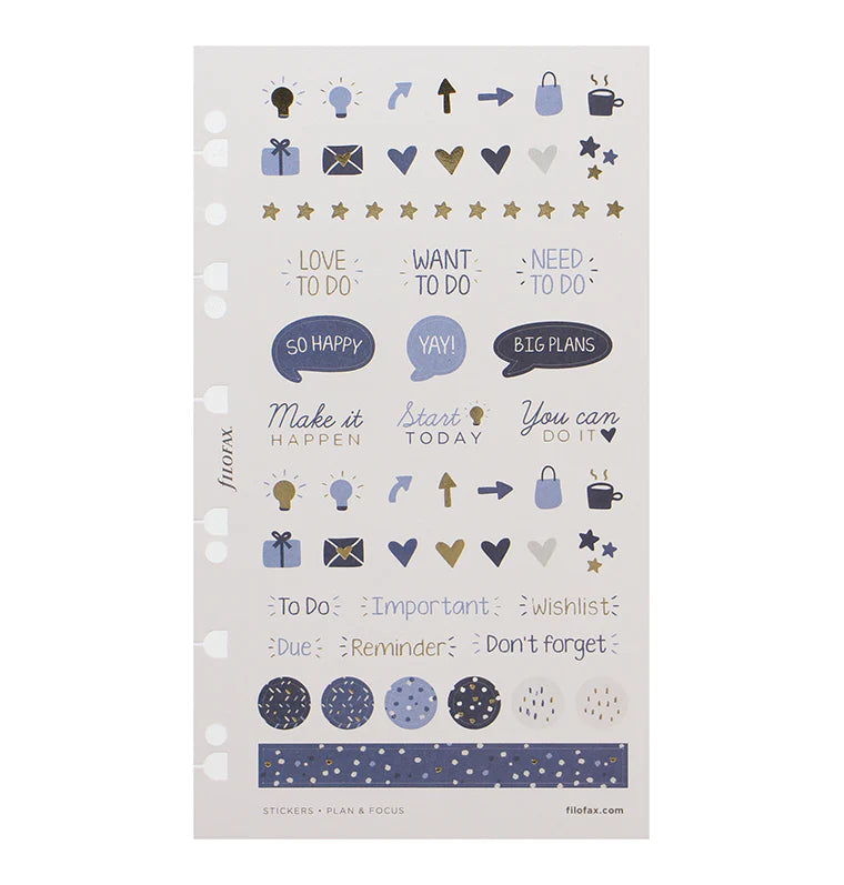 Filofax - Indigo Stickers-Sticker-DutchMills