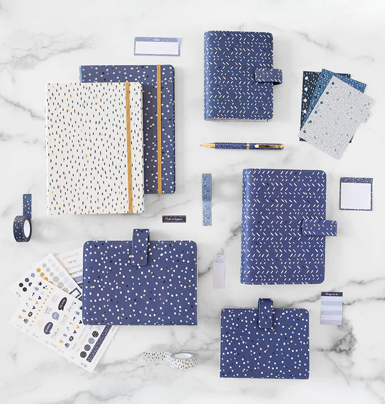 Filofax - Indigo Washi Tape Set-Maskingtape-DutchMills