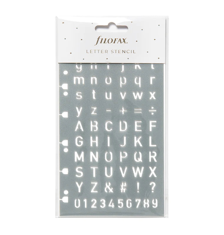 Filofax - Letter Stencil-Stencil-DutchMills