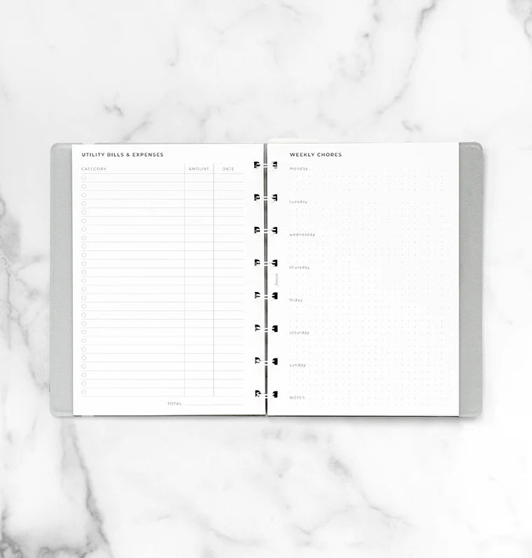 Filofax - Minimal Household Planner - A5 Notebook-Refill Notebook-DutchMills