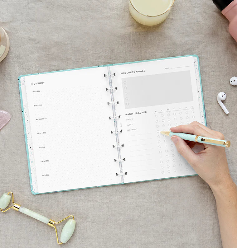 Filofax - Minimal Wellness Tracker - A5 Notebook Refill-Refill Notebook-DutchMills