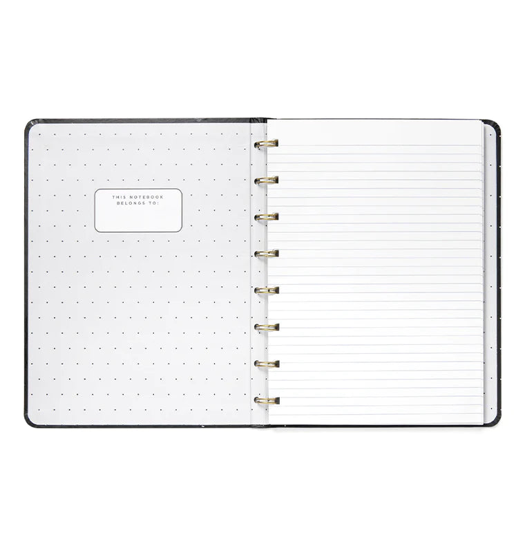 Filofax - Notebook A5 - Moonlight - Black-Notitieboek-DutchMills