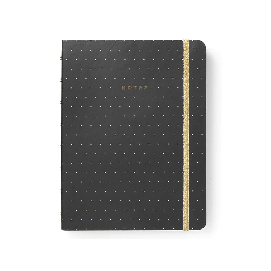 Filofax - Notebook A5 - Moonlight - Black-Notitieboek-DutchMills