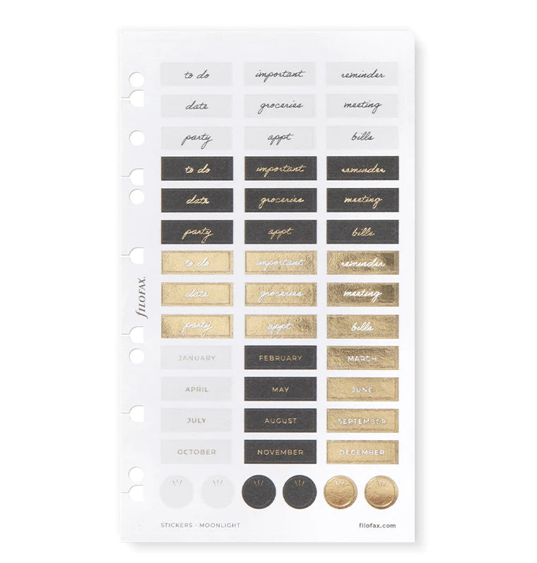 Filofax - Moonlight Stickers-Sticker-DutchMills
