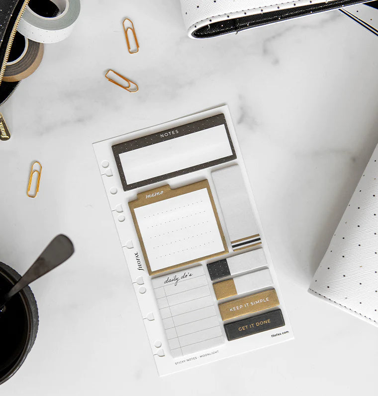 Filofax - Moonlight Sticky Notes-Sticky Notes-DutchMills