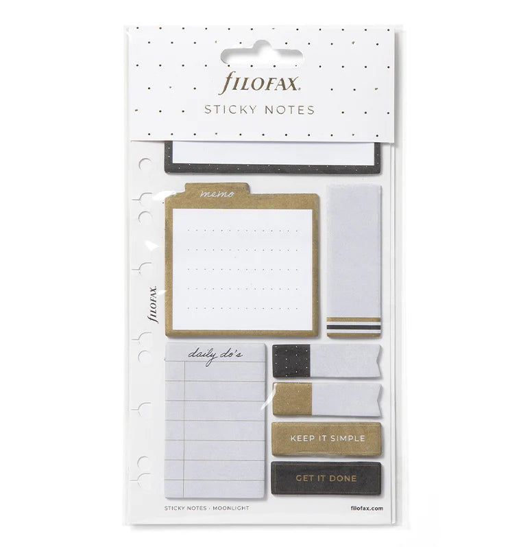 Filofax - Moonlight Sticky Notes-Sticky Notes-DutchMills