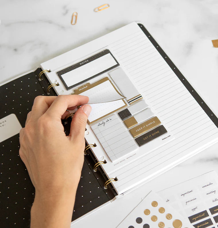 Filofax - Moonlight Sticky Notes-Sticky Notes-DutchMills