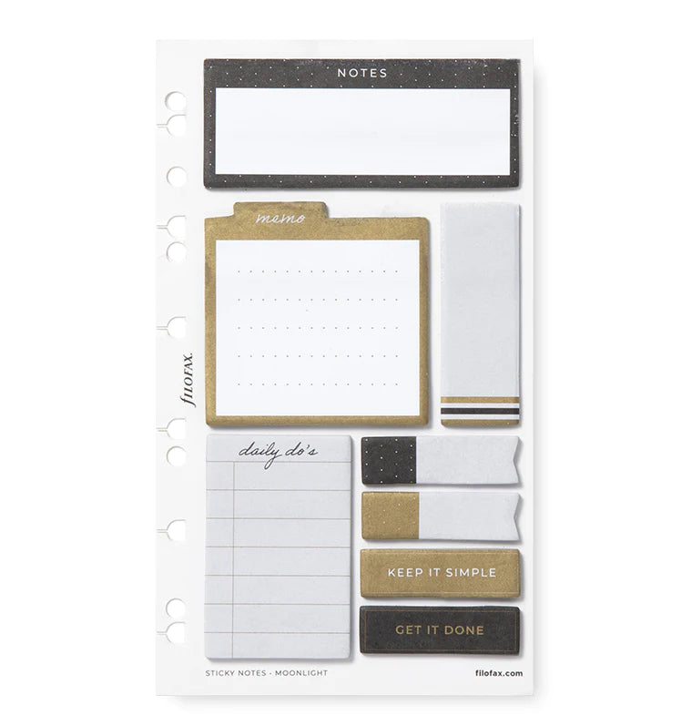 Filofax - Moonlight Sticky Notes-Sticky Notes-DutchMills