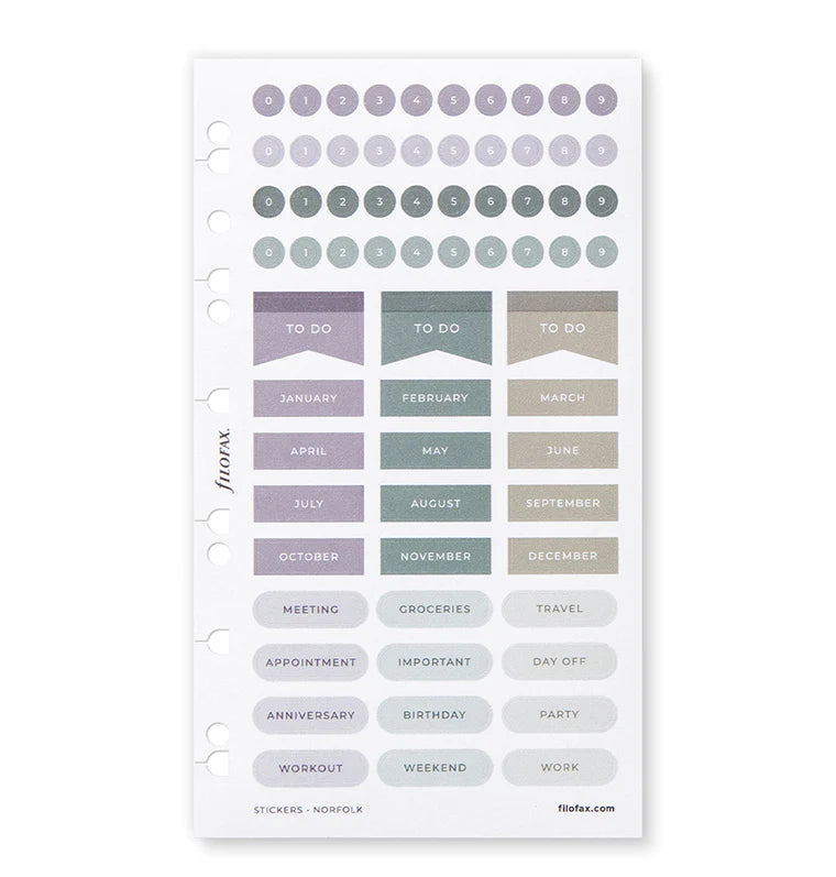 Filofax - Norfolk Stickers-Sticker-DutchMills