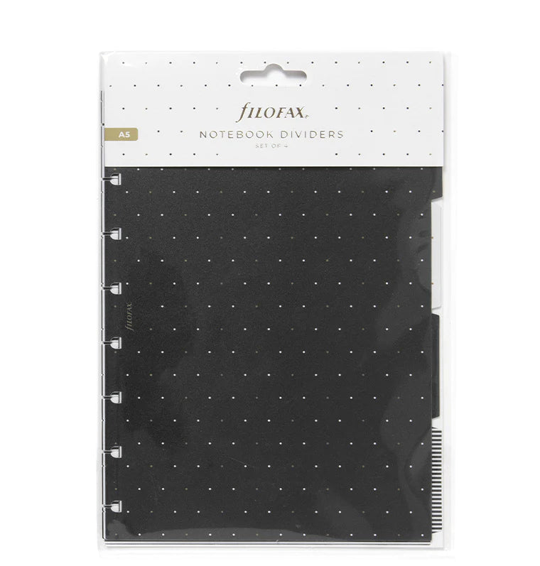 Filofax - Notebook Dividers - Moonlight - A5 Notebook Refill-Refill Notebook-DutchMills