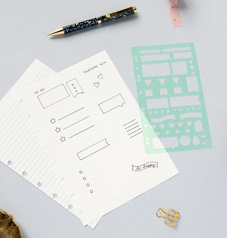Filofax - Planning Stencil-Stencil-DutchMills