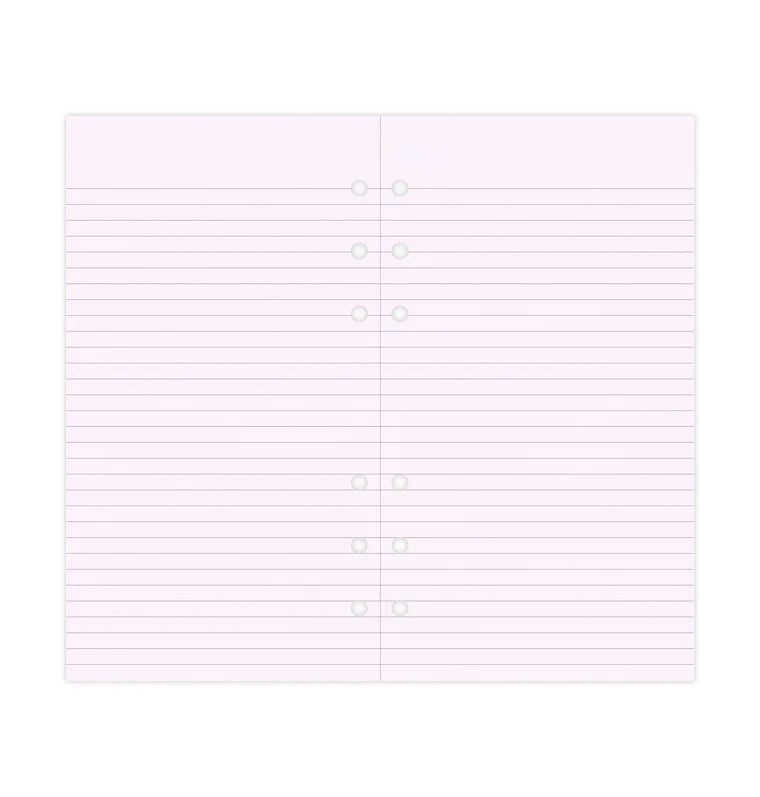 Filofax - Ruled Notepaper Lavender - Personal Organiser Refill-Refill Organiser-DutchMills