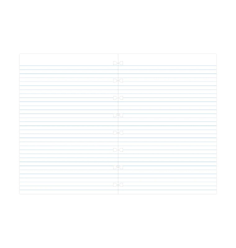 Filofax - Ruled Notepaper White - A5 Notebook Refill-Refill Notebook-DutchMills