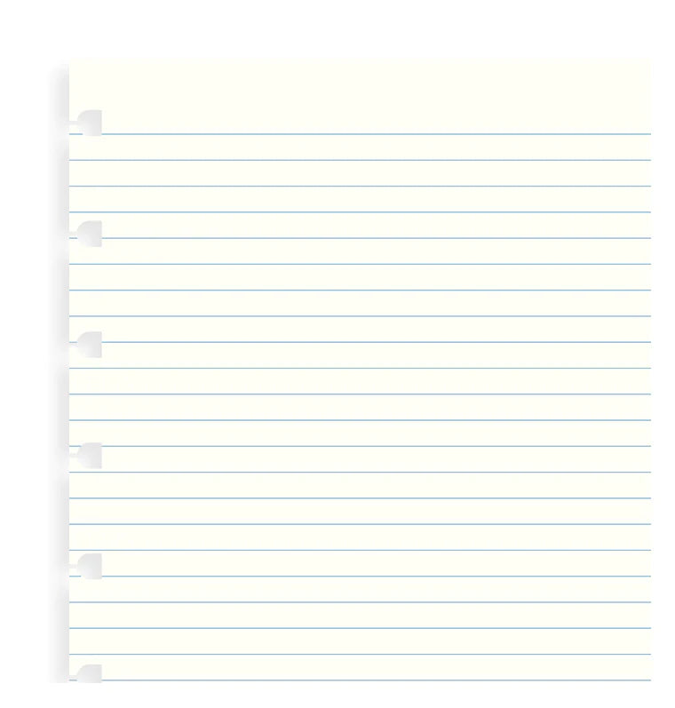Filofax - Ruled Notepaper White - A5 Notebook Refill-Refill Notebook-DutchMills