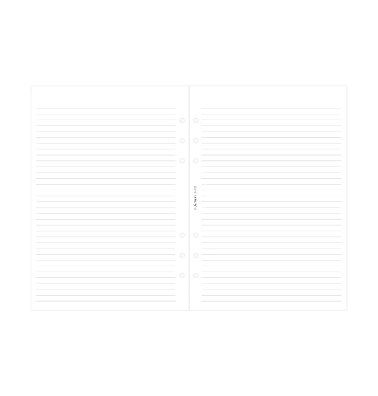 Filofax - Ruled Paper White - A5-Refill-DutchMills