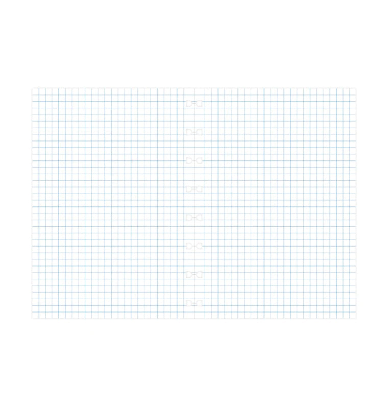 Filofax - Squared Notepaper White - A5 Notebook Refill-Refill Notebook-DutchMills