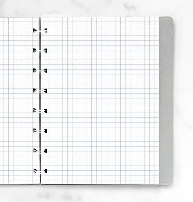 Filofax - Squared Notepaper White - A5 Notebook Refill-Refill Notebook-DutchMills