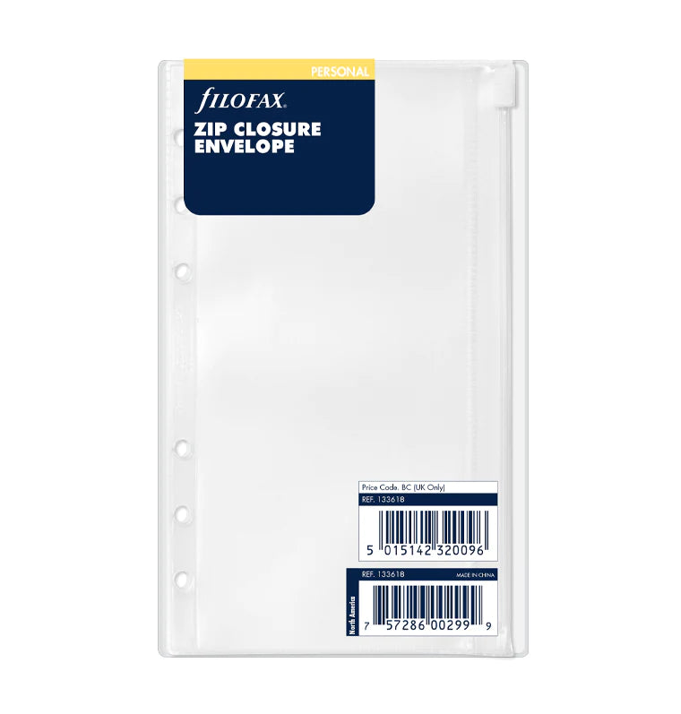 Filofax - Zip Closure Envelope - Personal-Sticker-DutchMills
