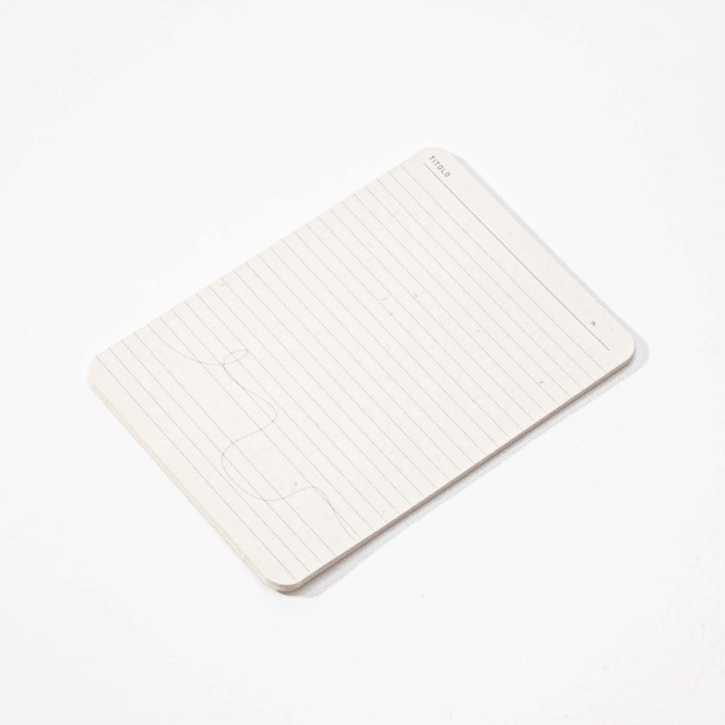 Foglietto - A6 Memo Cards - Bianco - deck 60 cards-Memo cards-DutchMills