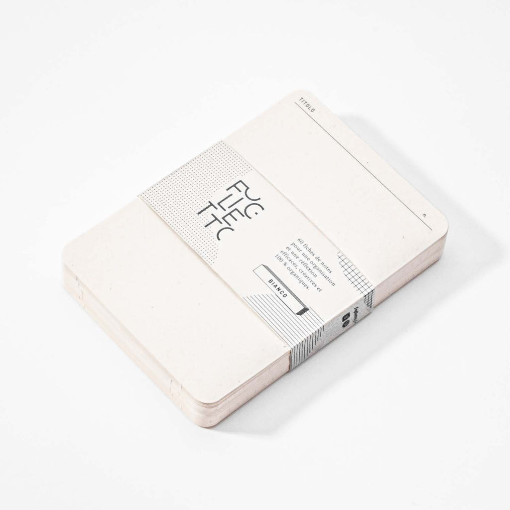 Foglietto - A6 Memo Cards - Bianco - deck 60 cards-Memo cards-DutchMills