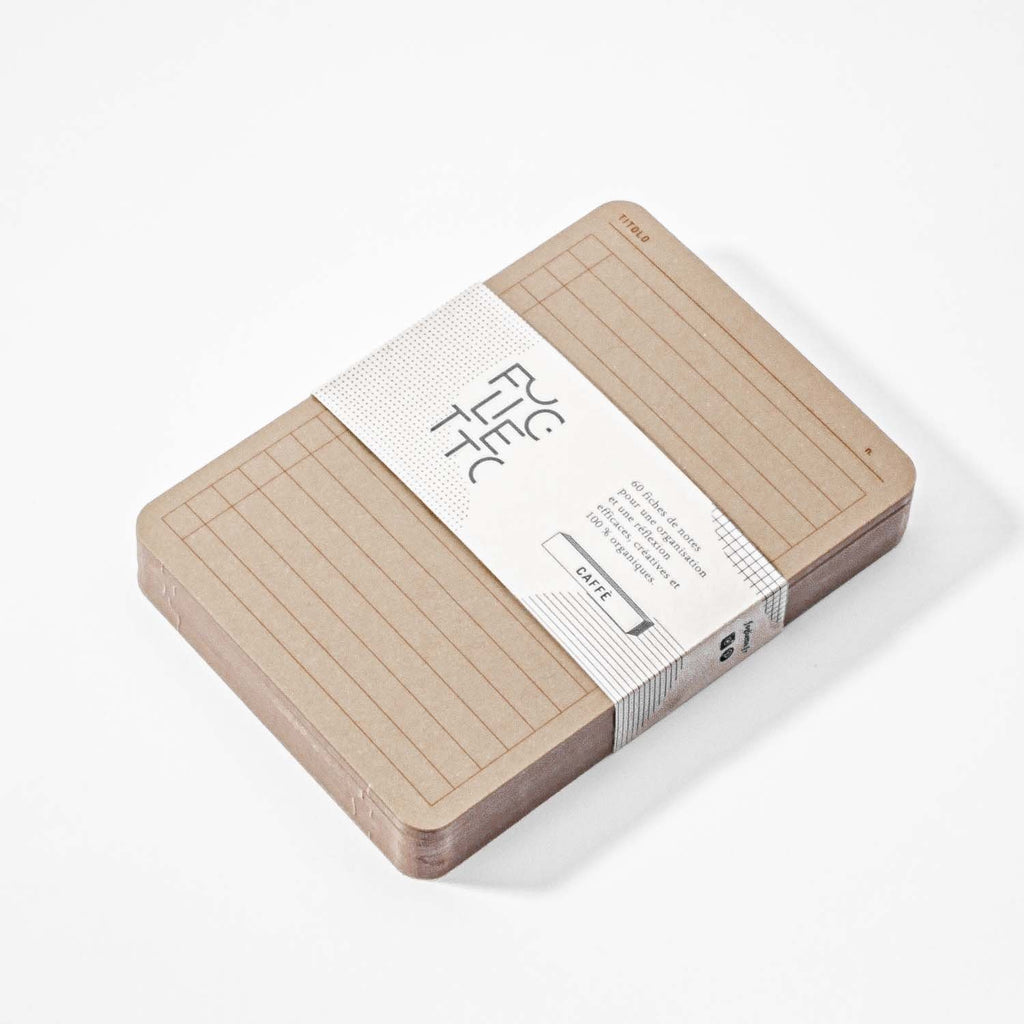 Foglietto - A6 Memo Cards - Caffè - deck 60 cards-Memo cards-DutchMills