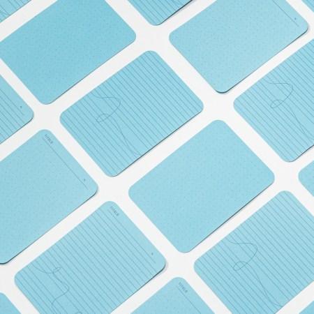 Foglietto - Memo Cards - Blu - deck 120 cards-Memo cards-DutchMills