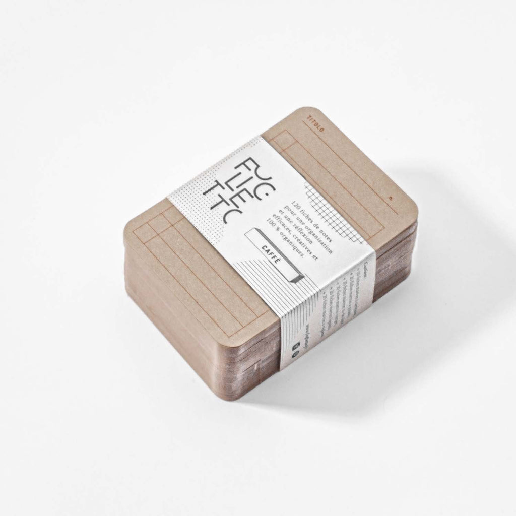 Foglietto - A7 Memo Cards - Caffè - deck 120 cards-Memo cards-DutchMills