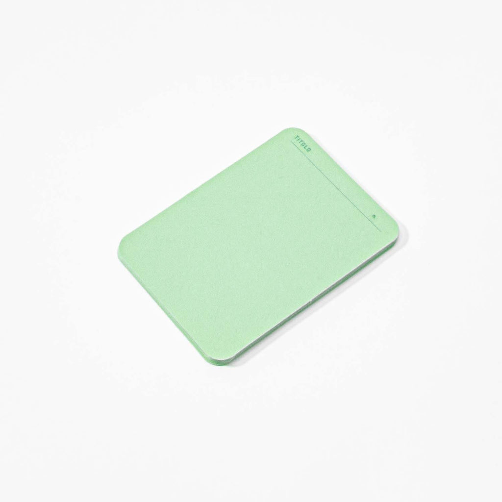 Foglietto - A7 Memo Cards - Verde - deck 120 cards-Memo cards-DutchMills