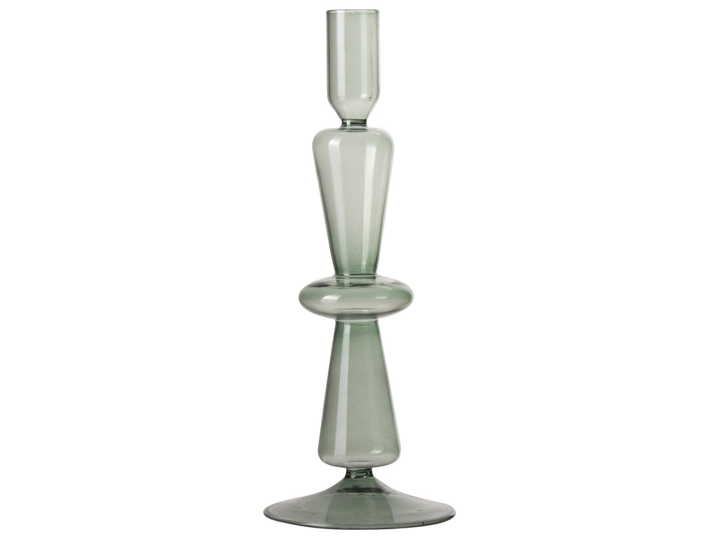 Gusta - Kandelaar Glas - Groen-Kandelaar-DutchMills