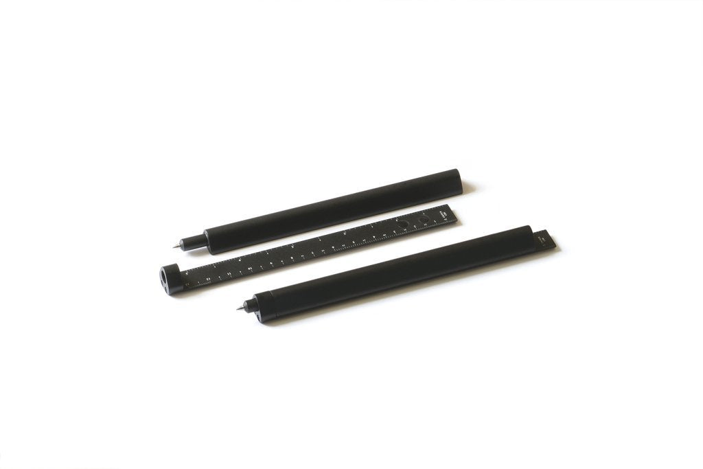 HMM - Slide Pen - Ruler - Black-Balpen-DutchMills