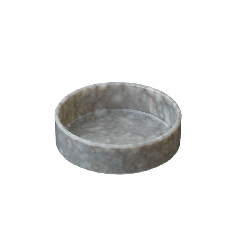 Hightide - Marbled Melamime Stacking Tray S - Grey-Bakje-DutchMills