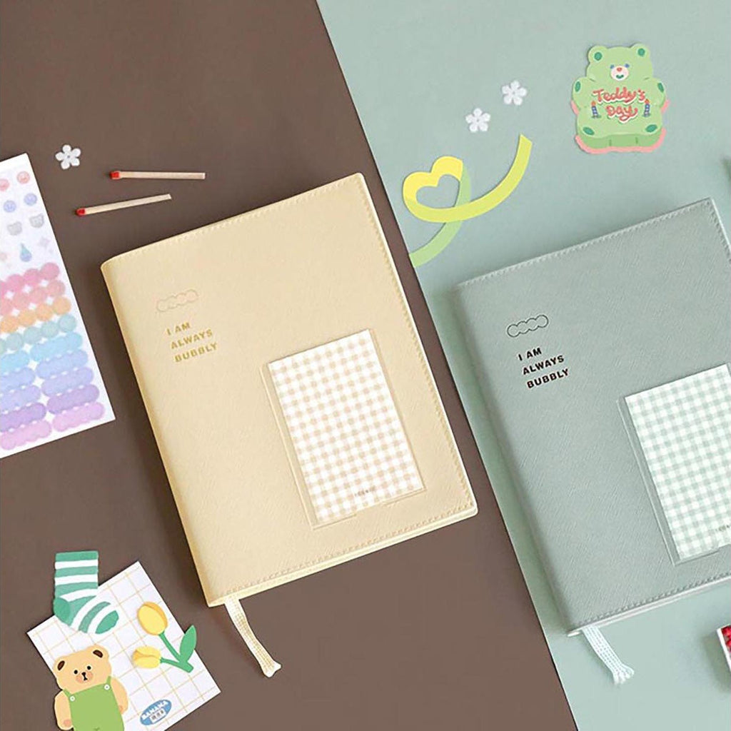 Iconic - Bubbly Perpetual Diary - Ivory-Planner-DutchMills