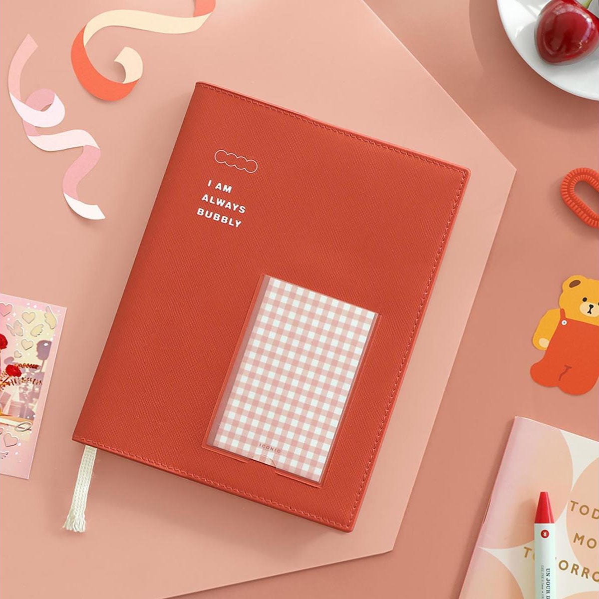 Iconic - Bubbly Perpetual Diary - Vermillion-Planner-DutchMills