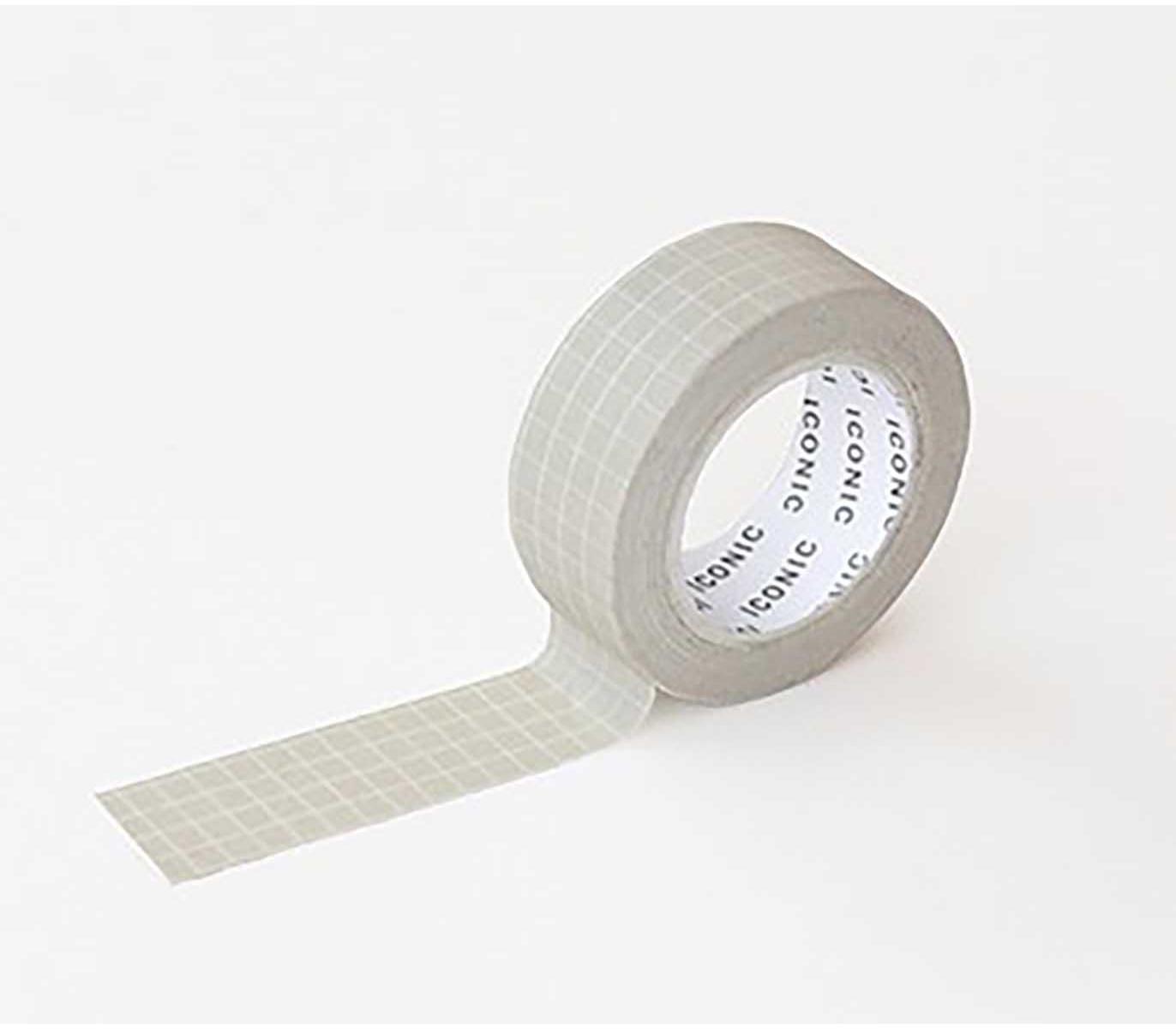 Kopie van Iconic - Masking Tape 065 Grid - Almond Beige-Maskingtape-DutchMills