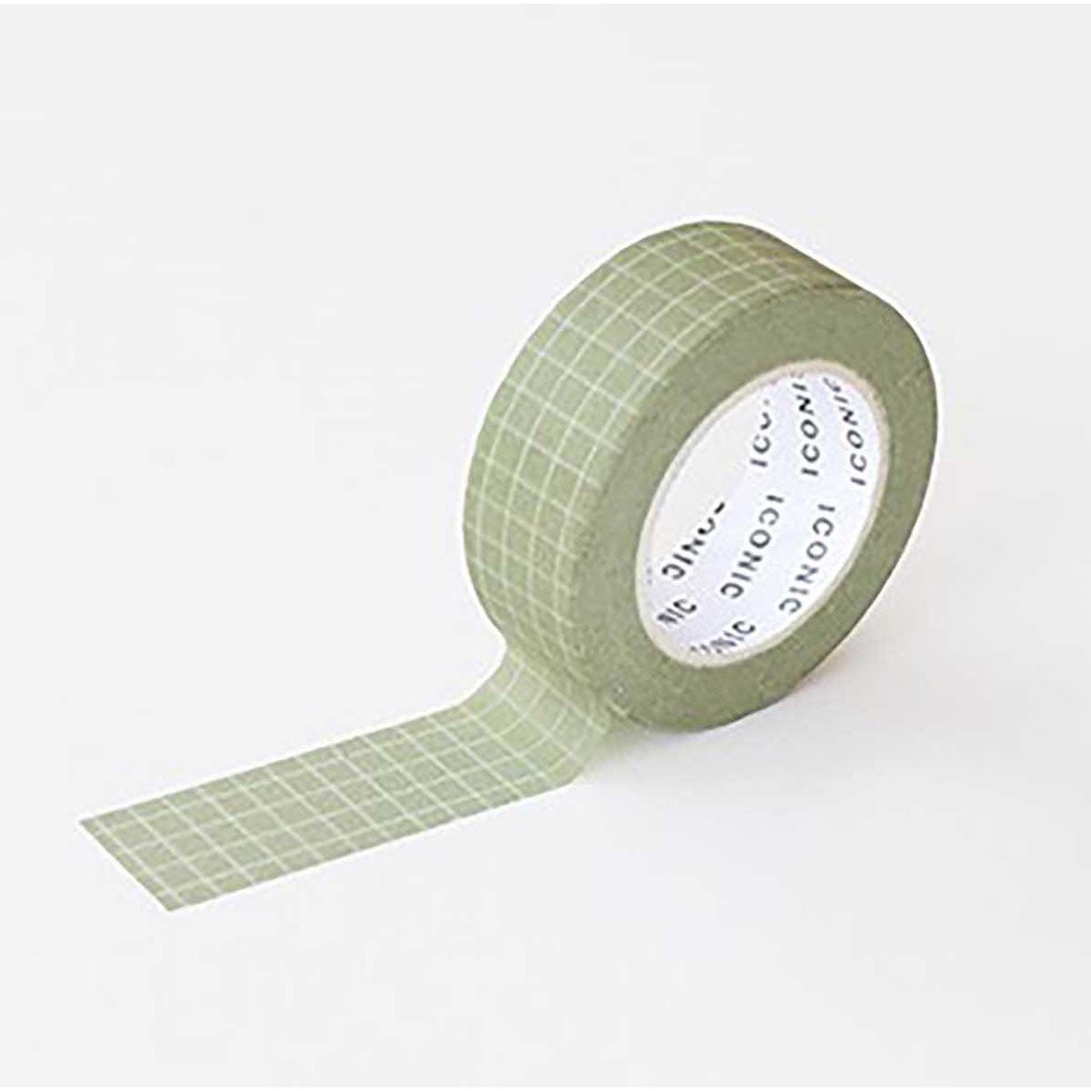 Iconic - Masking Tape 068 Grid - Sage Green-Maskingtape-DutchMills