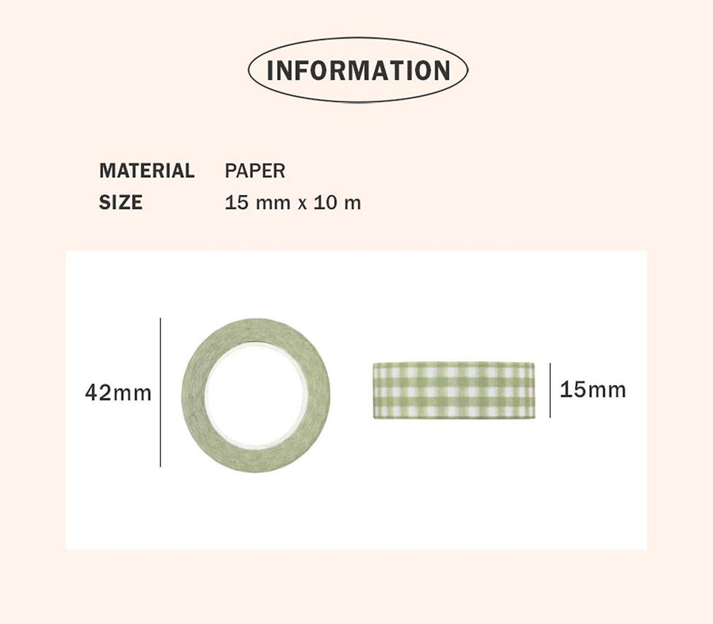 Iconic - Masking Tape 078 Grid - Dusty-Maskingtape-DutchMills