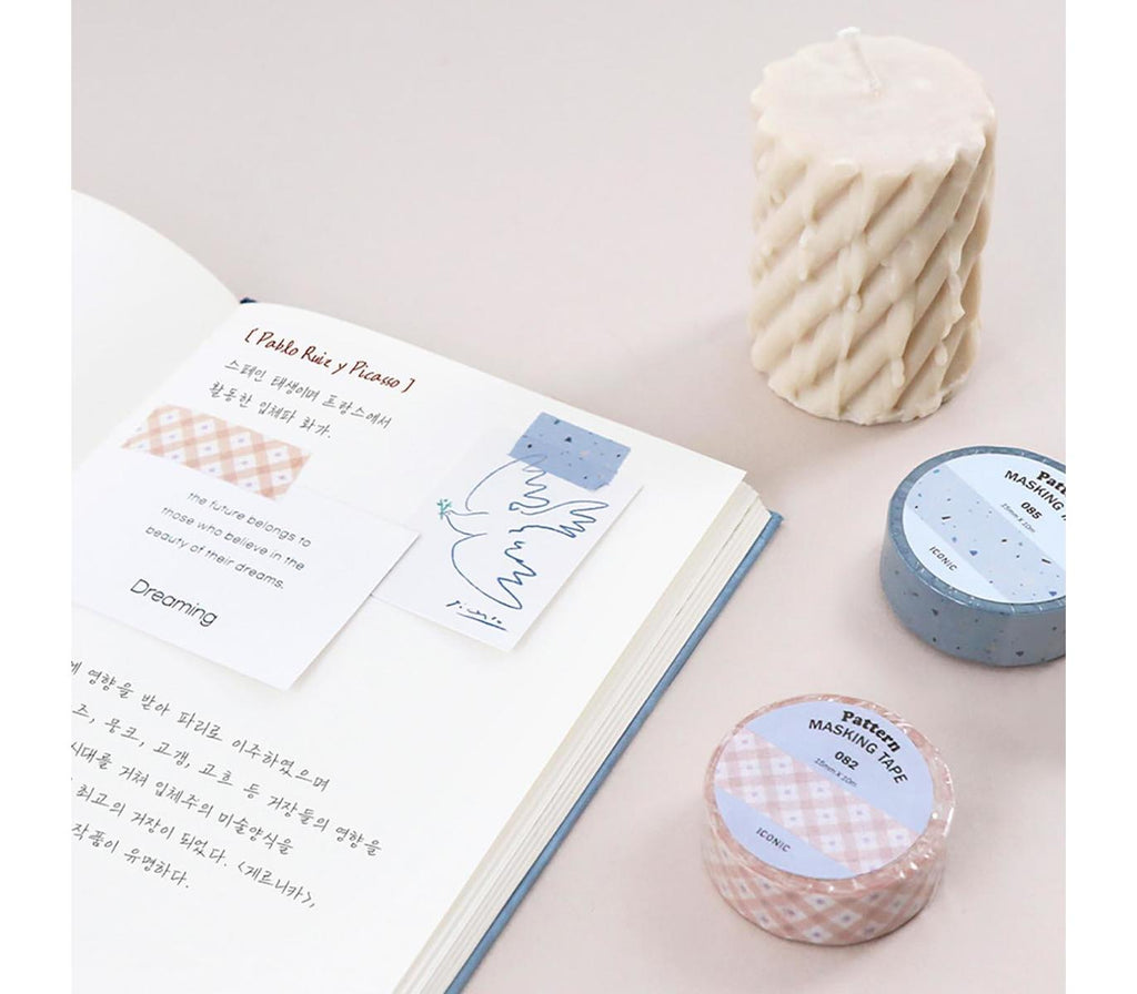 Iconic - Masking Tape 082 Check - Pink-Maskingtape-DutchMills