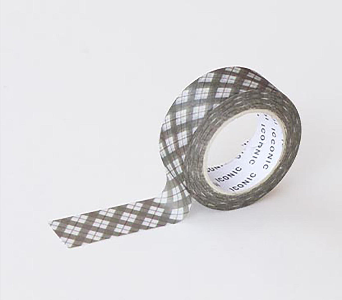 Iconic - Masking Tape 083 Check - Brown-Maskingtape-DutchMills
