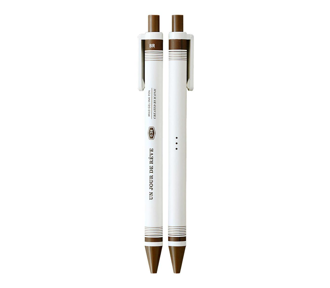 Iconic - Mild Gel Pen 0.38mm - Brown-Stift-DutchMills