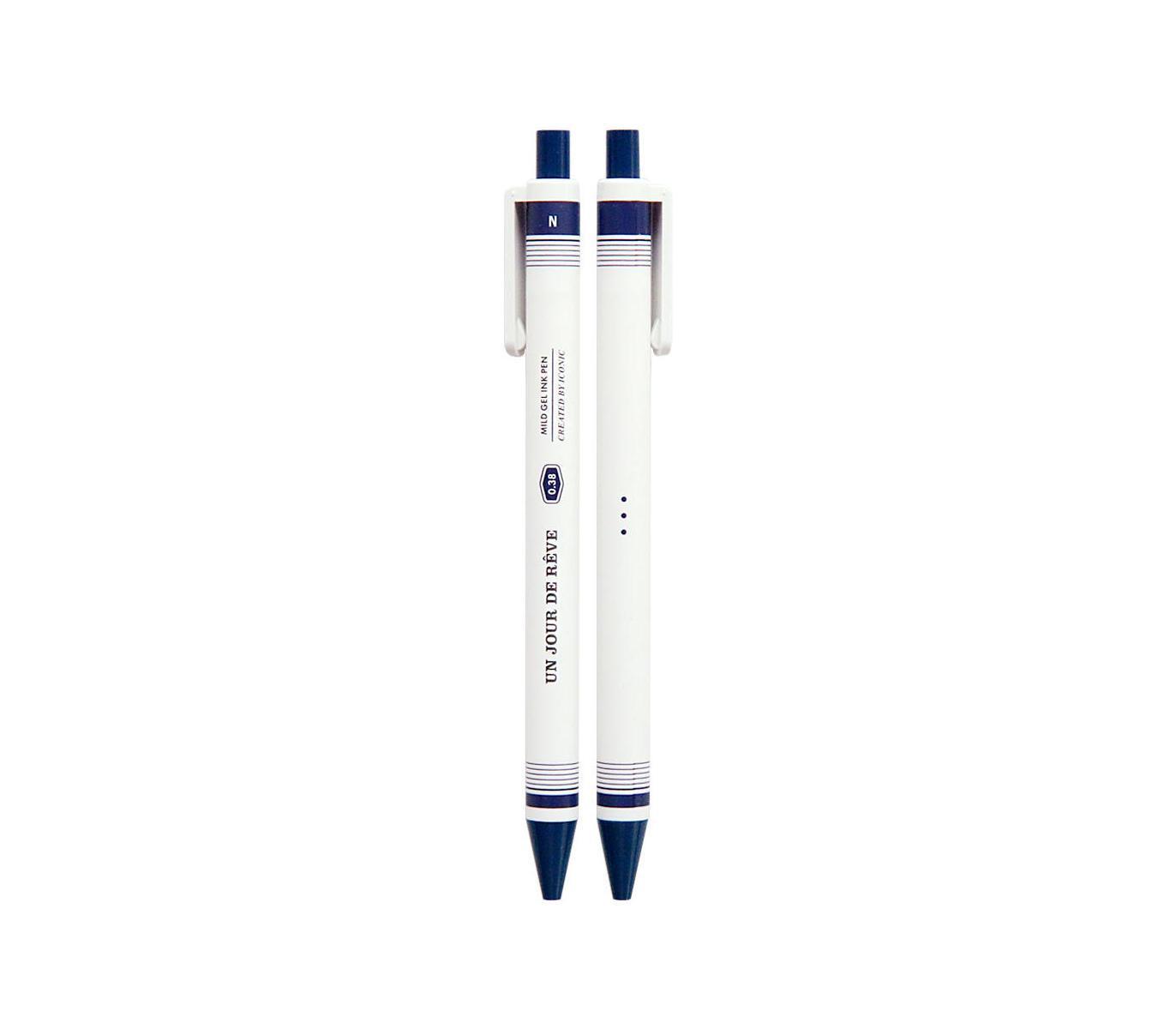 Iconic - Mild Gel Pen 0.38mm - Navy-Stift-DutchMills