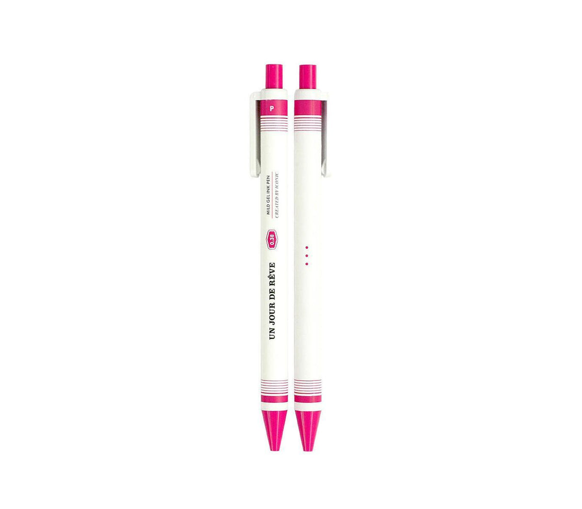 Iconic - Mild Gel Pen 0.38mm - Pink-Stift-DutchMills