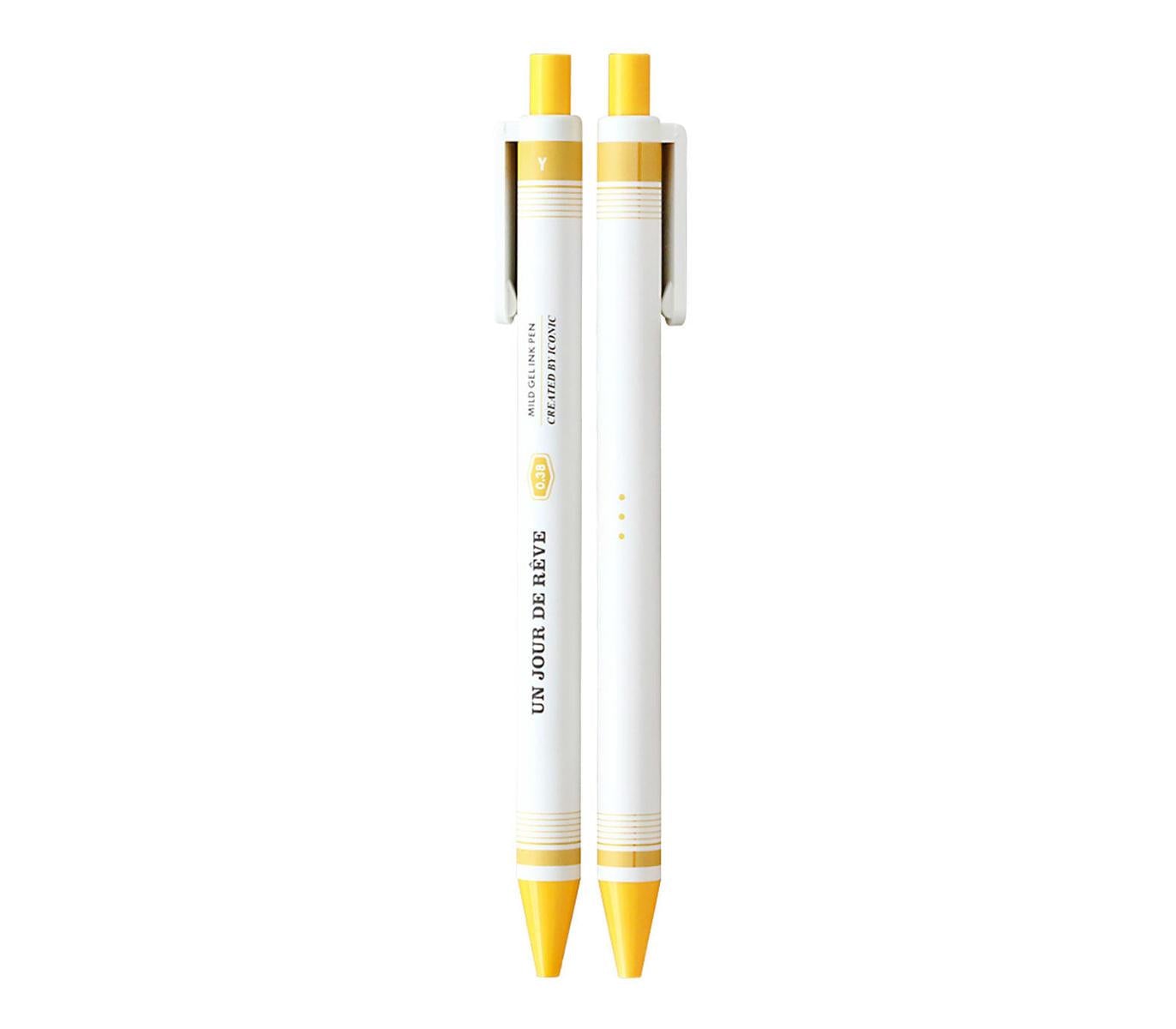 Iconic - Mild Gel Pen 0.38mm - Yellow-Stift-DutchMills